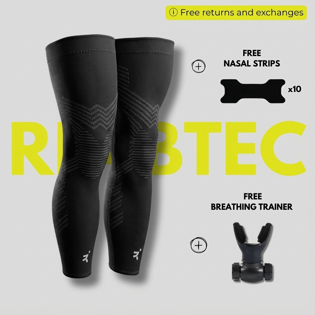 KniTec V2 - Compression Sleeves For Knees and Legs - ReabTec